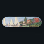 Claude Monet - Regattas in Argenteuil Skateboard<br><div class="desc">Regattas in Argenteuil,  Regiert ein Argentinier. Von Claude Monet im Jahre 1872.</div>