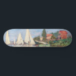 Claude Monet - Regattas in Argenteuil Skateboard<br><div class="desc">Regattas in Argenteuil,  Regiert ein Argentinier. Von Claude Monet im Jahre 1872.</div>