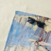 Claude Monet - Regattas in Argenteuil Strandtuch (Beispiel)