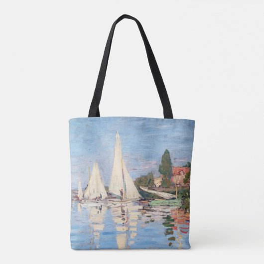Claude Monet - Regattas in Argenteuil Tasche (Rückseite)