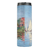 Claude Monet - Regattas in Argenteuil Thermosbecher (Rückseite)
