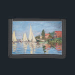 Claude Monet - Regattas in Argenteuil Tri-fold Geldbeutel<br><div class="desc">Regattas in Argenteuil,  Regiert ein Argentinier. Von Claude Monet im Jahre 1872.</div>