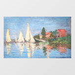 Claude Monet - Regattas in Argenteuil Wandaufkleber<br><div class="desc">Regattas in Argenteuil,  Regiert ein Argentinier. Von Claude Monet im Jahre 1872.</div>