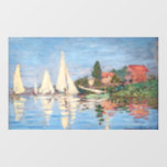 Claude Monet - Regattas in Argenteuil Wandaufkleber<br><div class="desc">Regattas in Argenteuil,  Regiert ein Argentinier. Von Claude Monet im Jahre 1872.</div>