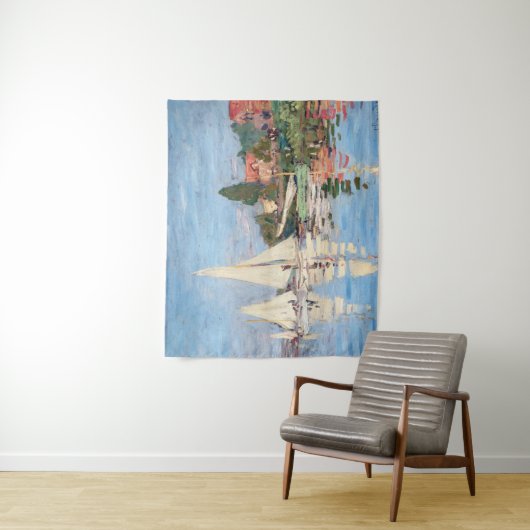 Claude Monet - Regattas in Argenteuil Wandteppich (Beispiel)