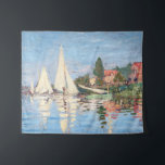 Claude Monet - Regattas in Argenteuil Wandteppich<br><div class="desc">Regattas in Argenteuil,  Regiert ein Argentinier. Von Claude Monet im Jahre 1872.</div>