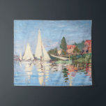 Claude Monet - Regattas in Argenteuil Wandteppich<br><div class="desc">Regattas in Argenteuil,  Regiert ein Argentinier. Von Claude Monet im Jahre 1872.</div>