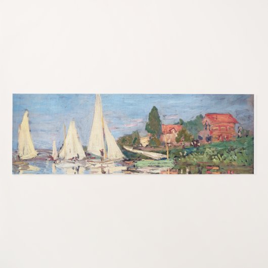 Claude Monet - Regattas in Argenteuil Yogamatte (Vorderseite (Horizontal))