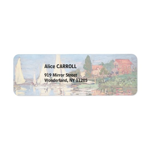 Claude Monet - Regatten in Argenteuil (Vorne)