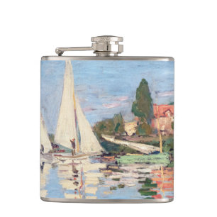 Claude Monet - Regatten in Argenteuil Flachmann