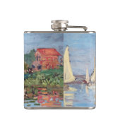 Claude Monet - Regatten in Argenteuil Flachmann (Rückseite)