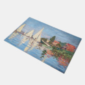 Claude Monet - Regatten in Argenteuil Fußmatte (Schrägansicht)