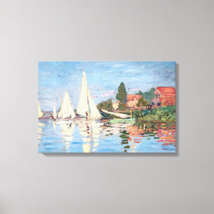Claude Monet - Regatten in Argenteuil Leinwanddruck