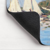 Claude Monet - Regatten in Argenteuil Mousepad (Ecke)