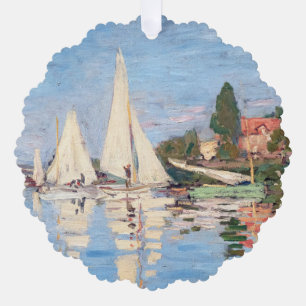 Claude Monet - Regatten in Argenteuil Ornament Karte