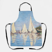 Claude Monet - Regatten in Argenteuil Schürze (Vorderseite)