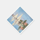 Claude Monet - Regatten in Argenteuil Serviette (Ecke)