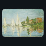 Claude Monet. Regatten in Argentinien Badematte<br><div class="desc">Claude Monet. Regatten in Argentinien. Edgar Degas. Reproduktion berühmter Kunstbilder im öffentlichen Bereich.</div>