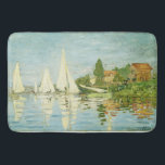 Claude Monet. Regatten in Argentinien Badematte<br><div class="desc">Claude Monet. Regatten in Argentinien. Edgar Degas. Reproduktion berühmter Kunstbilder im öffentlichen Bereich.</div>
