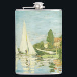 Claude Monet. Regatten in Argentinien Flachmann<br><div class="desc">Claude Monet. Regatten in Argentinien. Edgar Degas. Reproduktion berühmter Kunstbilder im öffentlichen Bereich.</div>
