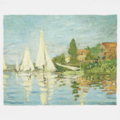 Claude Monet. Regatten in Argentinien Fleecedecke (Vorderseite (Horizontal))