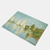 Claude Monet. Regatten in Argentinien Fußmatte (Schrägansicht)