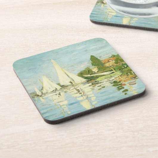 Claude Monet. Regatten in Argentinien Getränkeuntersetzer (Linke Seite)