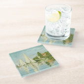 Claude Monet. Regatten in Argentinien Glasuntersetzer (Schrägansicht)