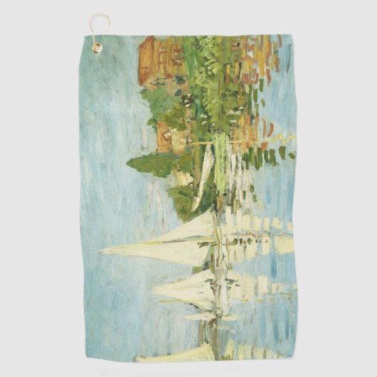 Claude Monet. Regatten in Argentinien Golfhandtuch (Vorderseite)