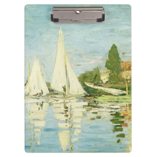Claude Monet. Regatten in Argentinien Klemmbrett (Vorderseite)