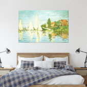 Claude Monet. Regatten in Argentinien Leinwanddruck (Insitu (Schlafzimmer))
