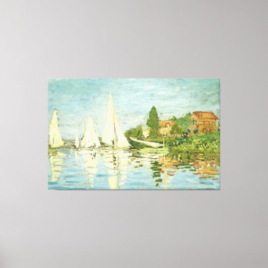 Claude Monet. Regatten in Argentinien Leinwanddruck (Vorderseite)