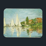 Claude Monet. Regatten in Argentinien Magnet<br><div class="desc">Claude Monet. Regatten in Argentinien. Edgar Degas. Reproduktion berühmter Kunstbilder im öffentlichen Bereich.</div>