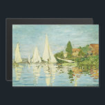 Claude Monet. Regatten in Argentinien Magnetkarte<br><div class="desc">Claude Monet. Regatten in Argentinien. Edgar Degas. Reproduktion berühmter Kunstbilder im öffentlichen Bereich.</div>