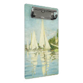 Claude Monet. Regatten in Argentinien Mini Klemmbrett (Schrägansicht)
