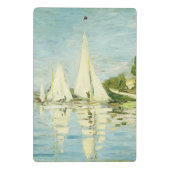 Claude Monet. Regatten in Argentinien Mini Klemmbrett (Rückseite)