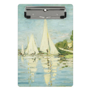 Claude Monet. Regatten in Argentinien Mini Klemmbrett