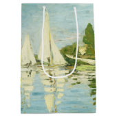 Claude Monet. Regatten in Argentinien Mittlere Geschenktüte (Rückseite)