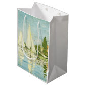 Claude Monet. Regatten in Argentinien Mittlere Geschenktüte (Vorderseite Schrägansicht)