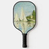 Claude Monet. Regatten in Argentinien Pickleball Schläger (Vorderseite)