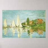 Claude Monet. Regatten in Argentinien Poster (Vorne)