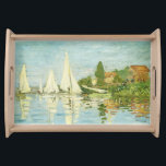 Claude Monet. Regatten in Argentinien Serviertablett<br><div class="desc">Claude Monet. Regatten in Argentinien. Edgar Degas. Reproduktion berühmter Kunstbilder im öffentlichen Bereich.</div>
