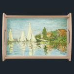 Claude Monet. Regatten in Argentinien Serviertablett<br><div class="desc">Claude Monet. Regatten in Argentinien. Edgar Degas. Reproduktion berühmter Kunstbilder im öffentlichen Bereich.</div>