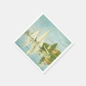 Claude Monet. Regatten in Argentinien Serviette (Ecke)