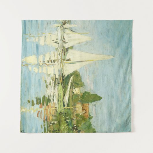 Claude Monet. Regatten in Argentinien Wandteppich (Vorderseite (Horizontal))