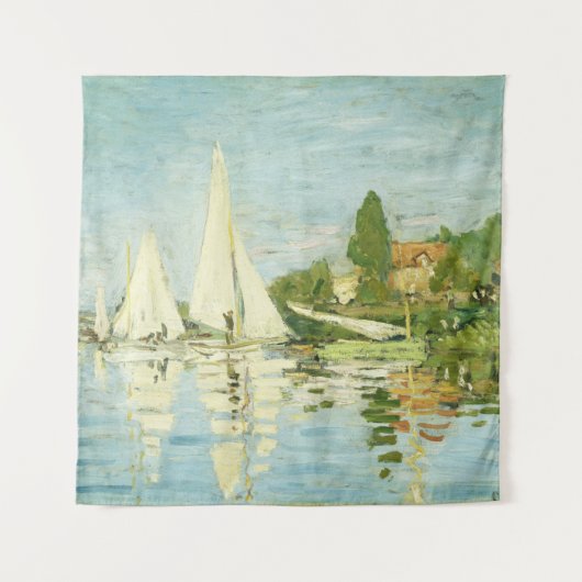 Claude Monet. Regatten in Argentinien Wandteppich (Vorderseite)