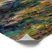 Claude Monet Road, La Roche-Guyon Poster (Ecke)