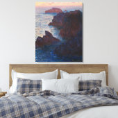 Claude Monet – Rocks at Belle-lle Port-Domois Leinwanddruck (Insitu (Schlafzimmer))