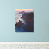 Claude Monet – Rocks at Belle-lle Port-Domois Leinwanddruck (Insitu (Holzboden))