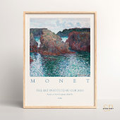 Claude Monet Rocks, Port Goulphar Art Print Poster